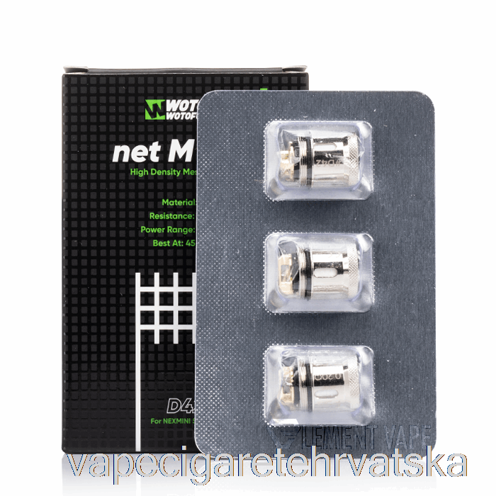 Vape Hrvatska Wotofo Nexmini Zamjenske Zavojnice 0.2ohm D42 Net Mesh Zavojnice